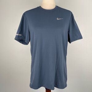 Nike Men's Blue Athletic Running Shirt Size M EUC